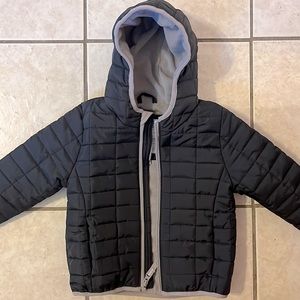 NWOT Cat and Jack Puffer Jacket - Black 3T